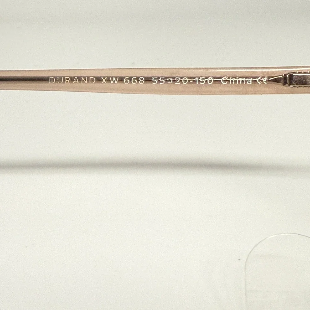 Warby Parker Durand XW 668 Rose‎ Water Eyeglasses Frames 55-20-150 Pink Clear